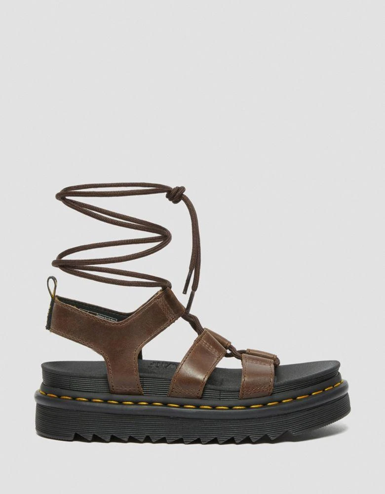 商品Dr. Martens|Dr Martens Nartilla sandals in dark brown,价格¥470,第3张图片详细描述