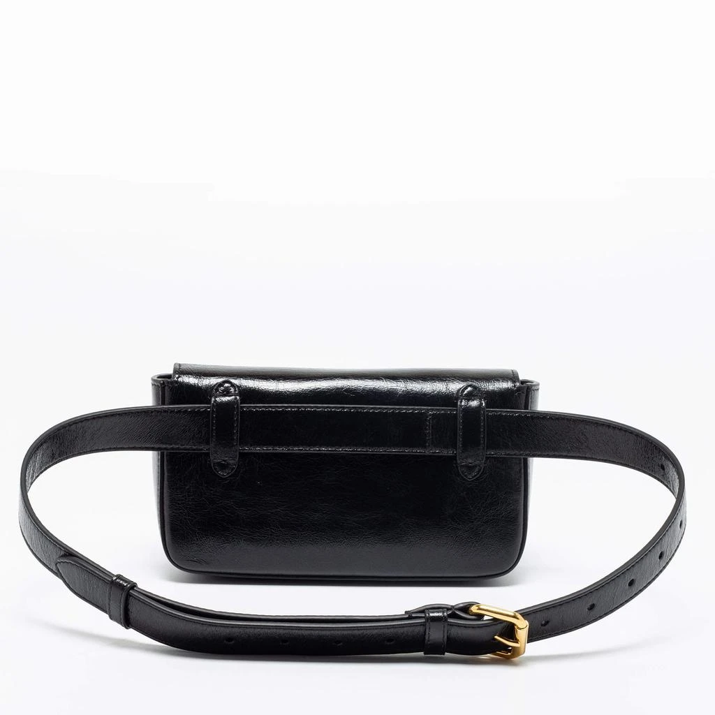 商品Fendi|Fendi Black Glossy Leather FF Belt Bag ,价格¥8199,第4张图片详细描述