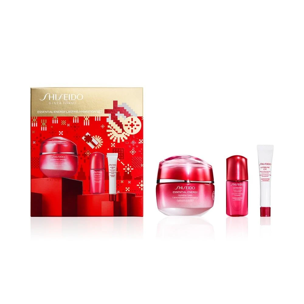 商品Shiseido|3-Pc. Essential Energy Lasting Hydration Skincare Set,价格¥374,第2张图片详细描述