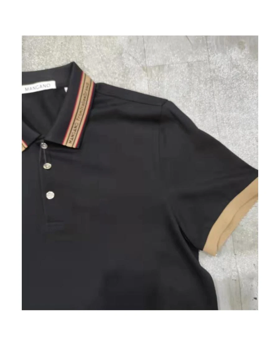 商品【商品预售7天】 MANGANO|MANGANO 男士T恤 210129010 黑色,价格¥1480,第3张图片详细描述