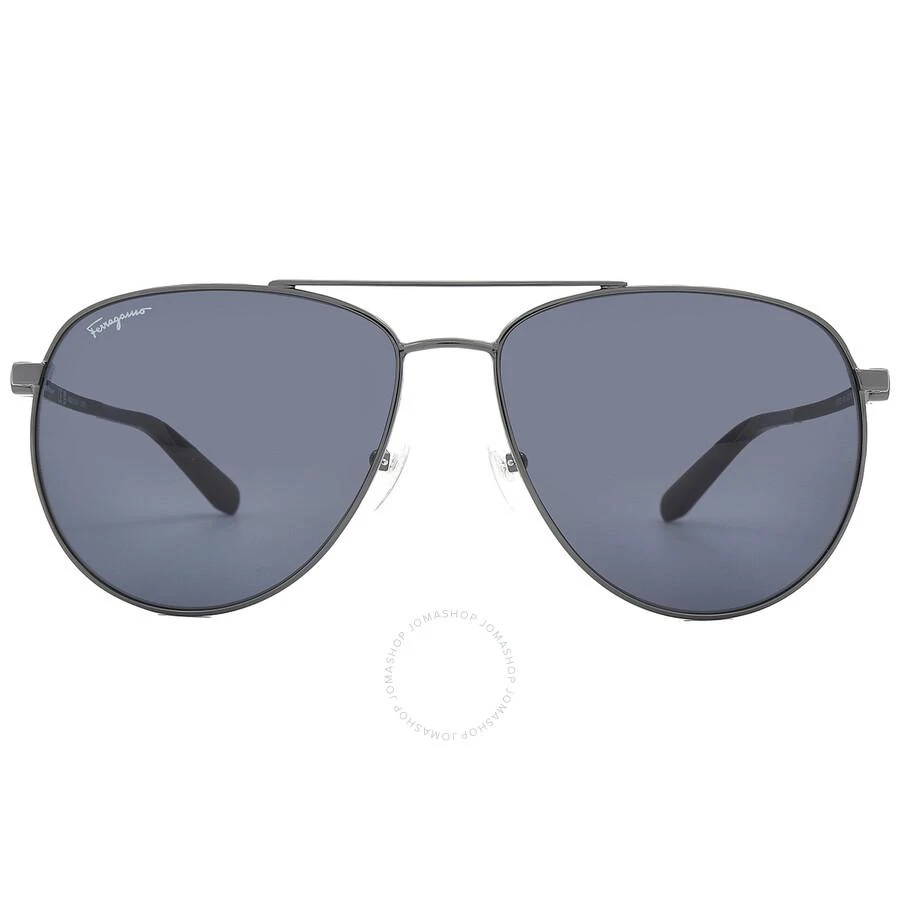 商品Salvatore Ferragamo|Blue Pilot Unisex Sunglasses SF157S 015 60,价格¥498,第1张图片