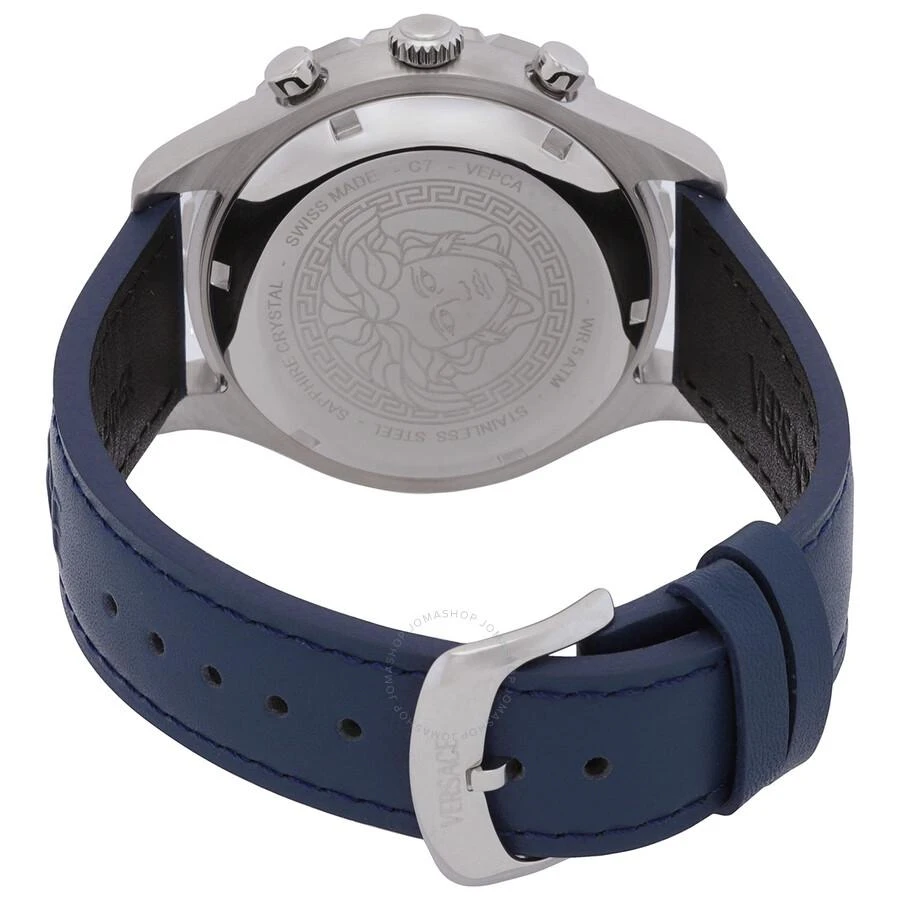 商品Versace|New Hellen Chronograph Quartz Blue Dial Men's Watch VEPCA0124,价格¥2588,第3张图片详细描述