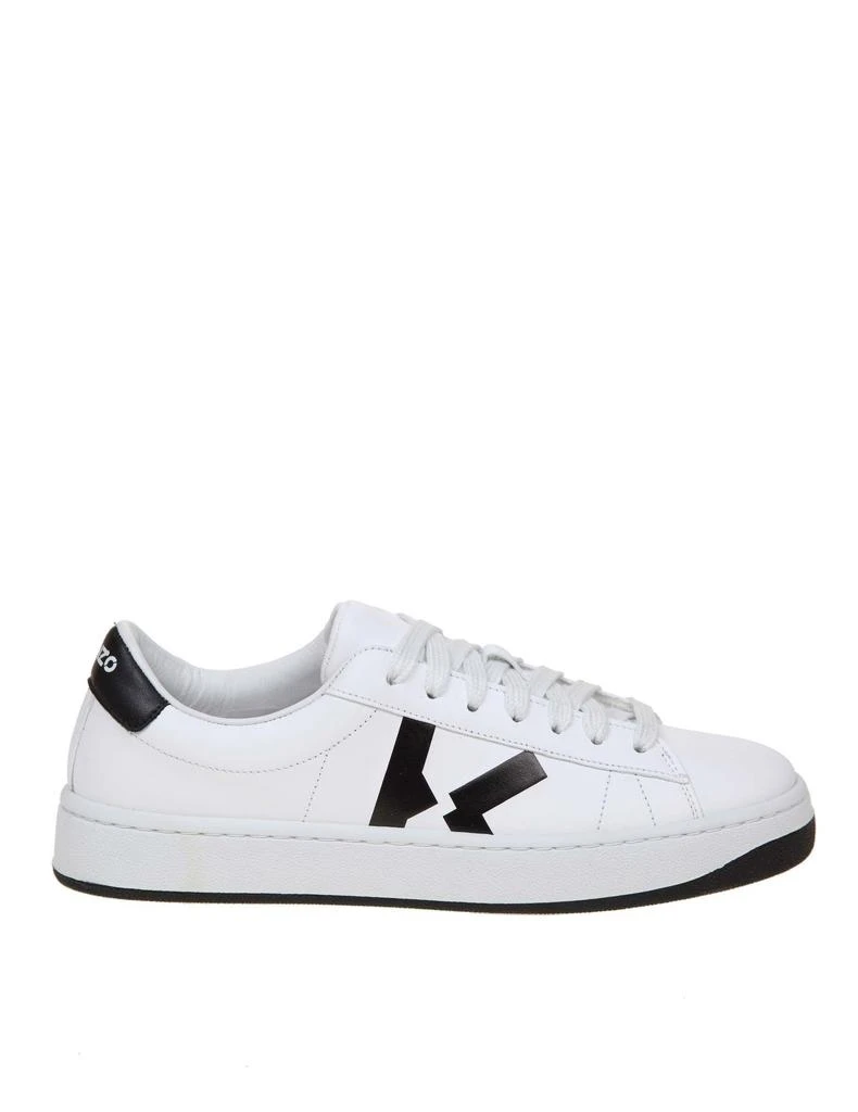 商品Kenzo|Kenzo Women's White Leather Sneakers,价格¥3110,第1张图片