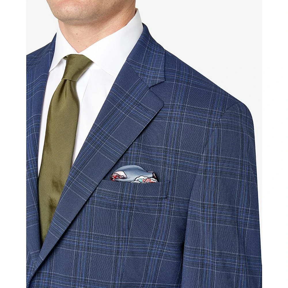 商品Sean John|Men's Classic-Fit Patterned Suit Jacket,价格¥893,第4张图片详细描述