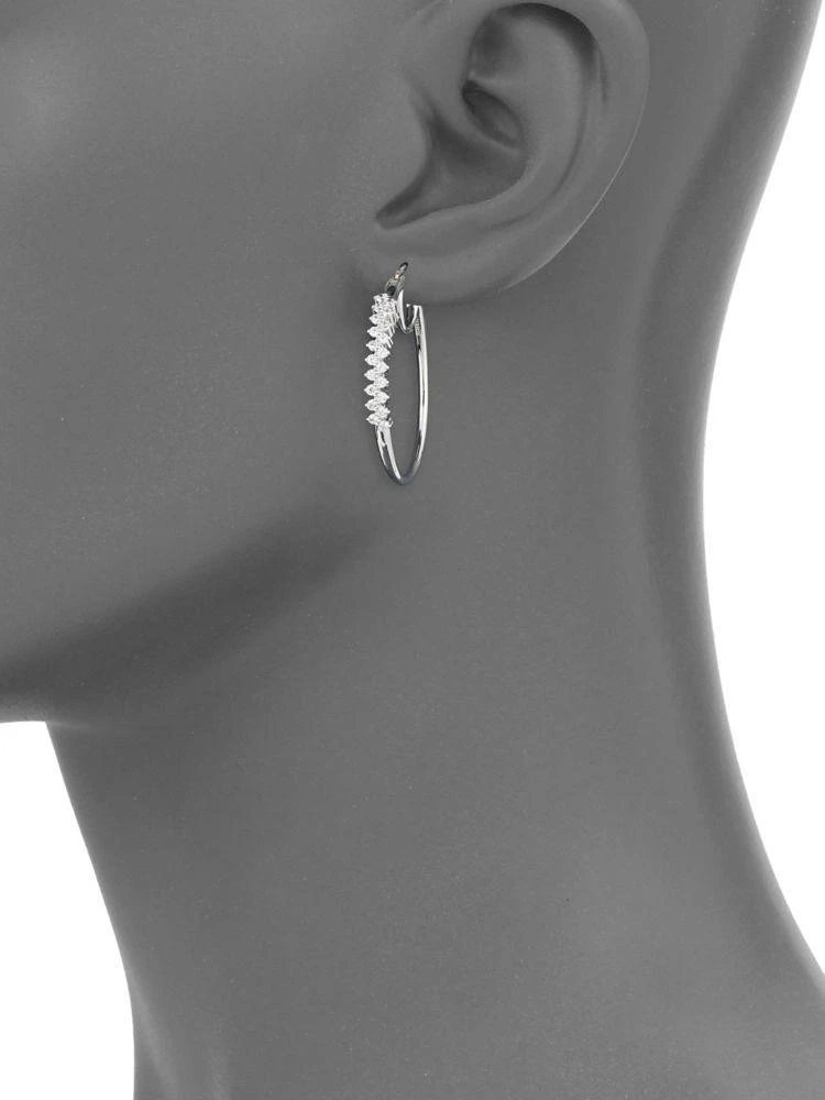 商品Nadri|Aura Hoop Earrings,价格¥316,第3张图片详细描述