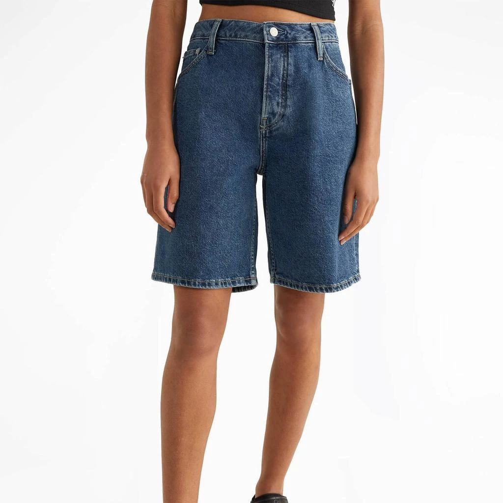 商品Calvin Klein|Calvin Klein Jeans Women's 90S Straight Shorts - Denim Medium,价格¥320,第1张图片