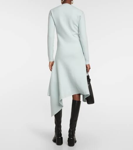 商品Jil Sander|羊毛中长连衣�裙,价格¥9779,第3张图片详细描述