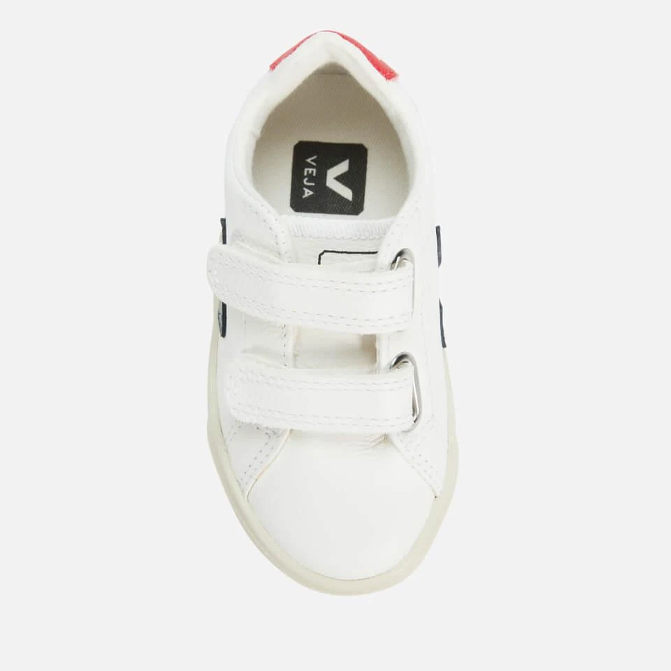 商品Veja|VEJA KID'S ESPLAR VELCRO TRAINERS - EXTRA WHITE/NAUTICO/PEKIN,价格¥554,第3张图片详细描述