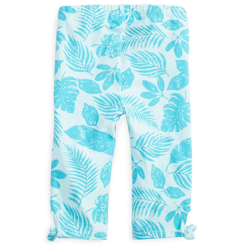 商品First Impressions|Baby Girls Palm-Print Capri Leggings, Created for Macy's,价格¥37,第2张图片详细描述