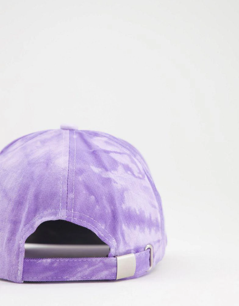 商品Reclaimed Vintage|Reclaimed Vintage inspired unisex hat with logo in tie-dye purple,价格¥78,第2张图片详细描述