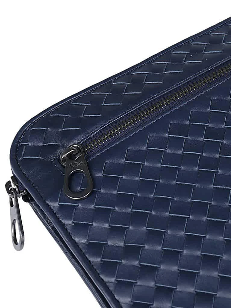 商品Bottega Veneta|Bottega Veneta Mens Navy Intrecciato Document Case,价格¥5891,第3张图片详细描述
