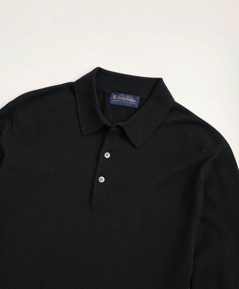 商品Brooks Brothers|Merino Wool Polo Sweater,价格¥358,第4张图片详细描述