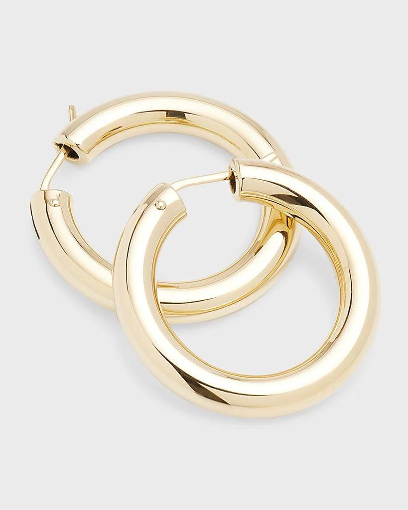 商品Roberto Coin|18K Yellow Gold Chubby Hoop Earrings, 28mm,价格¥10423,第3张图片详细描述