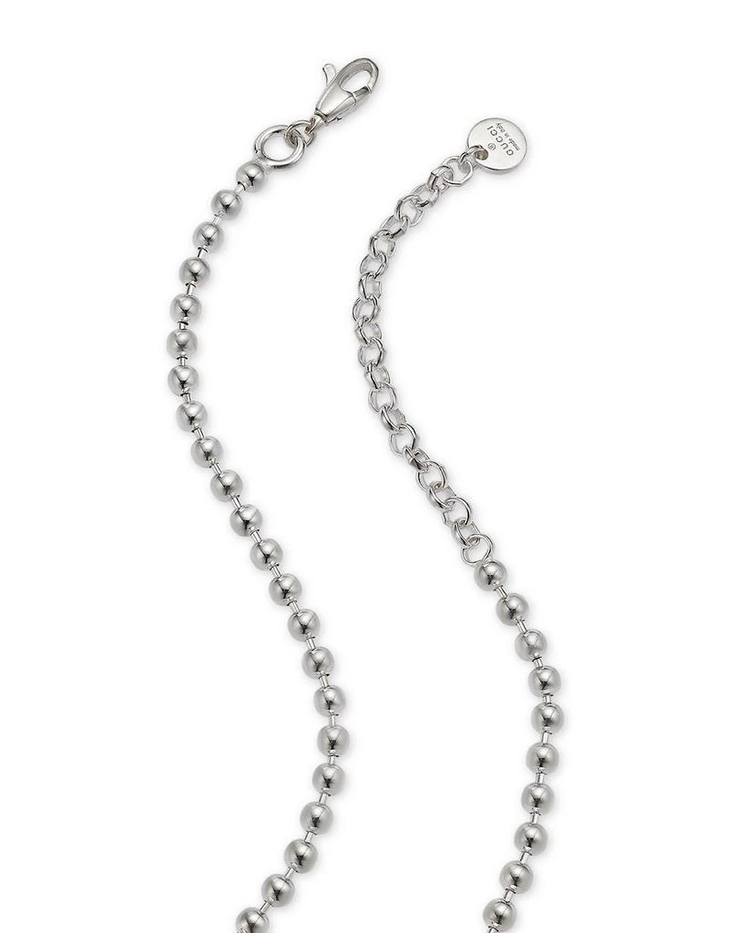 Sterling Silver Interlocking G Pendant Necklace, 15" 商品