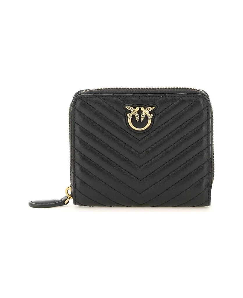 商品PINKO|Quilted Nappa Leather Zip-around Wallet,价格¥1212,第1张图片