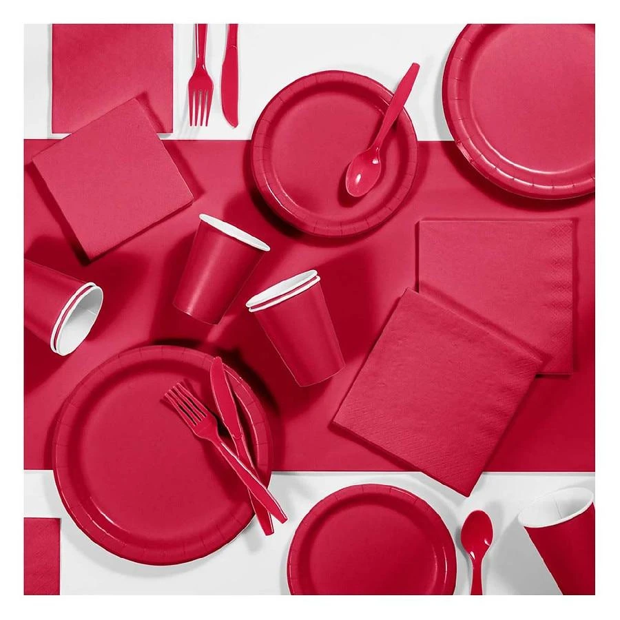 商品Creative Converting|Classic Red Party Supplies Kit,价格¥340,第1张图片