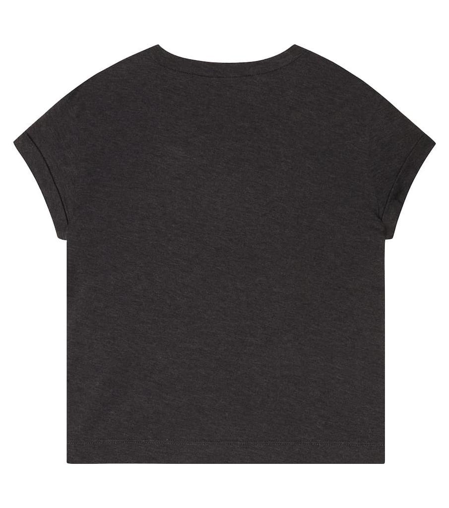 商品Brunello Cucinelli|Embellished cotton jersey T-shirt,价格¥1702-¥1872,第6张图片详细描述