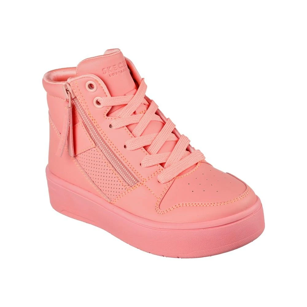 商品SKECHERS|Little Girls Court High - Color Voltage Casual Sneakers from Finish Line,价格¥188,第1张图片