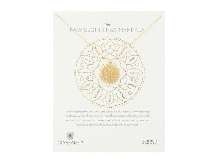 商品Dogeared|New Beginnings Mandala Center Star Necklace,价格¥465,第1张图片