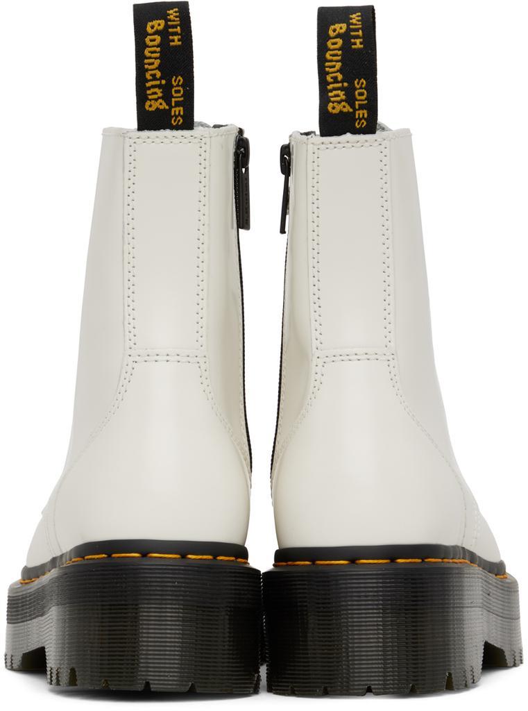 商品Dr. Martens|White Jadon Lace-Up Boots,价格¥1582,第4张图片详细描述
