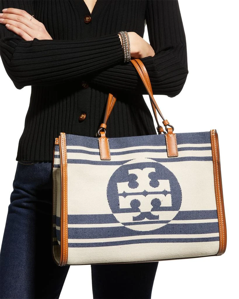 商品Tory Burch|Ella Small Striped Jacquard Tote Bag,价格¥1508,第2张图片详细描述