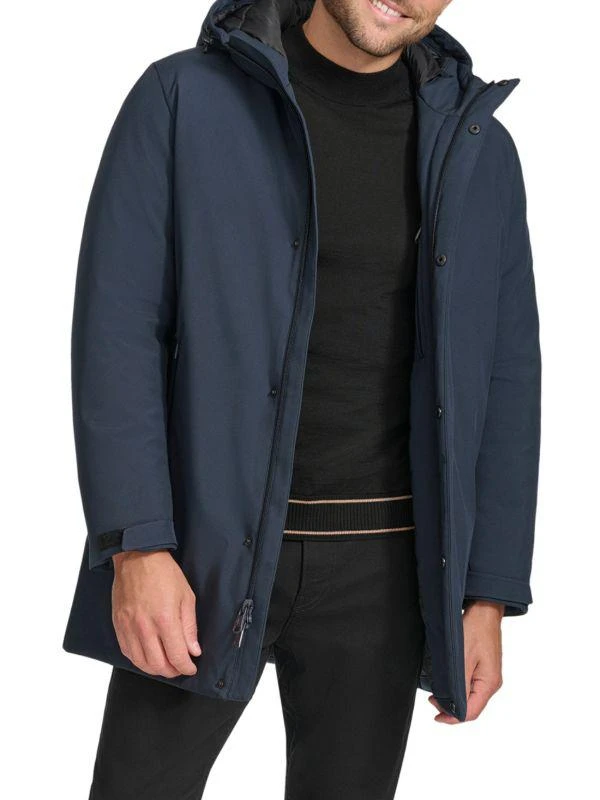 商品Calvin Klein|Hooded Stadium Mid Jacket,价格¥940,第1张图片