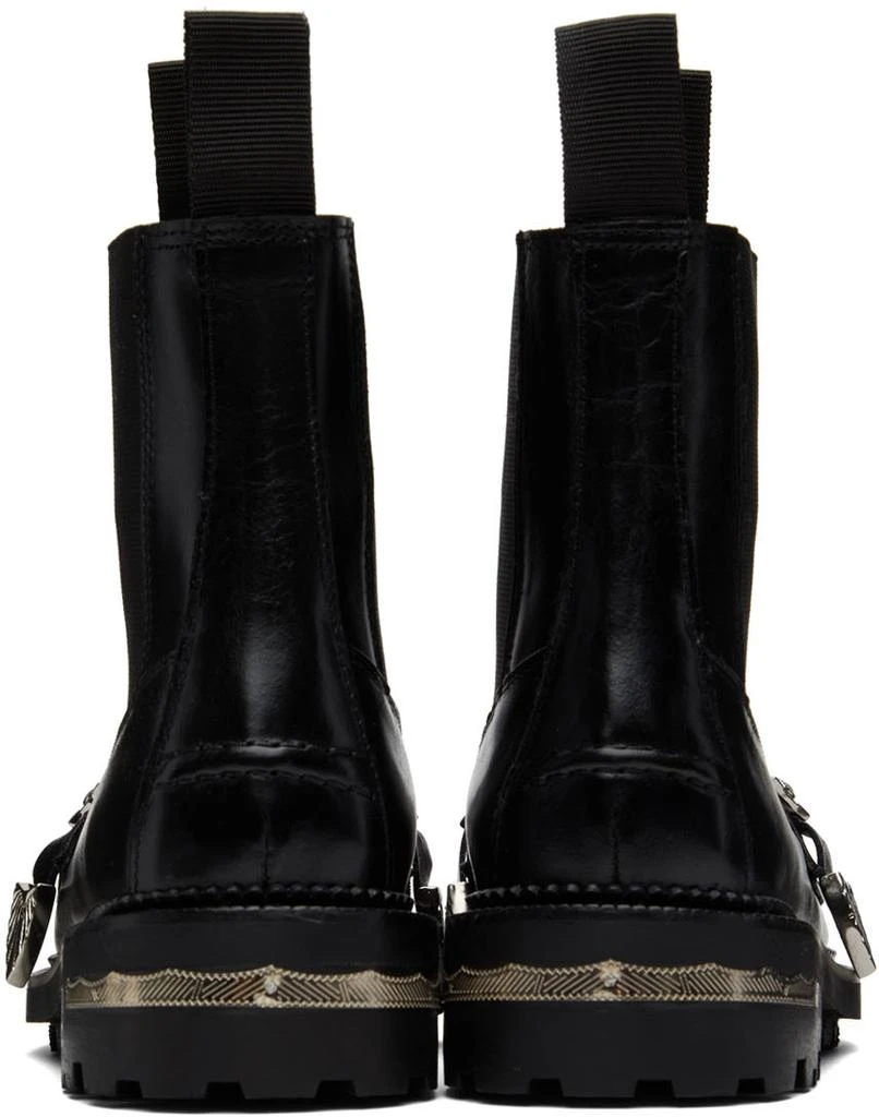 商品Toga Pulla|Black Embellished Chelsea Boots,价格¥1600,第2张图片详细描述