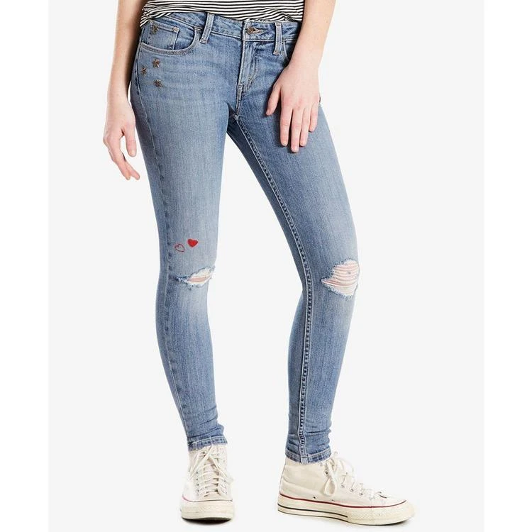 商品Levi's|535 破洞紧身牛仔裤,价格¥215,第1张图片
