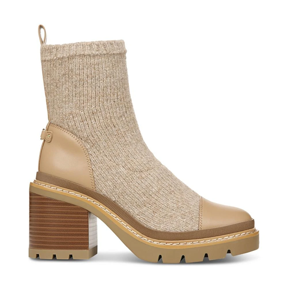 商品Sam Edelman|Women's Rozanna Pull-On Lug-Sole Sweater Booties,价格¥299,第2张图片详细描述