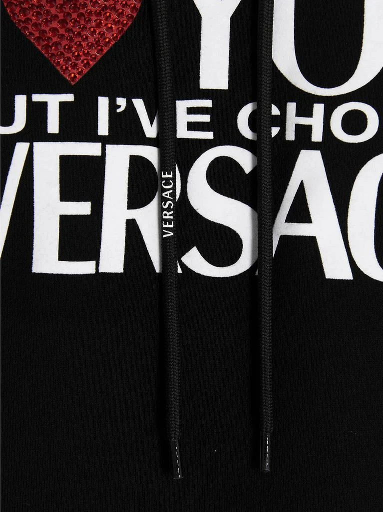商品Versace|Versace i Love You Hoodie,价格¥6193,第4张图片详细描述