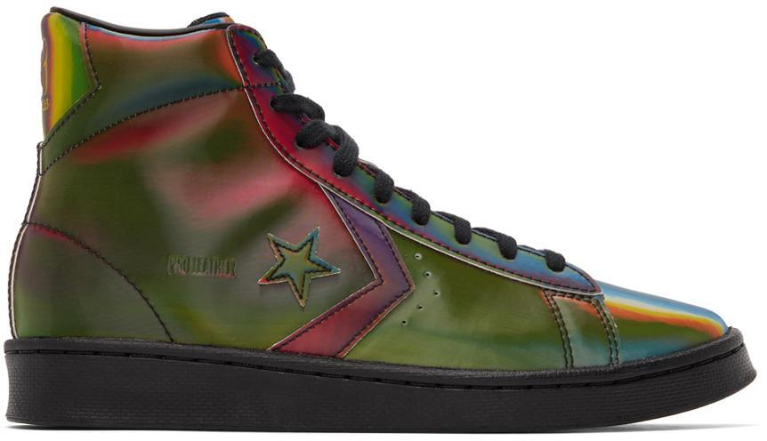 商品Converse|Multicolor All Star Pro Leather High Sneakers,价格¥801,第1张图片