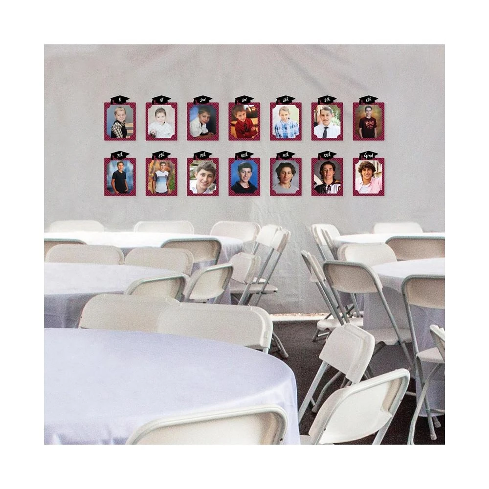 商品Big Dot of Happiness|Maroon Grad - Best is Yet to Come - 8 x 10 inches K-12 School Photo Holder - DIY Graduation Party Decor - Picturific Display,价格¥224,第3张图片详细描述