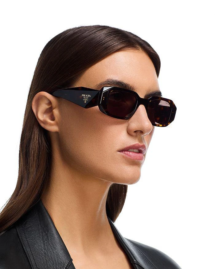 商品Prada|Symbole Rectangular Sunglasses, 49mm,价格¥3902,第2张图片详细描述