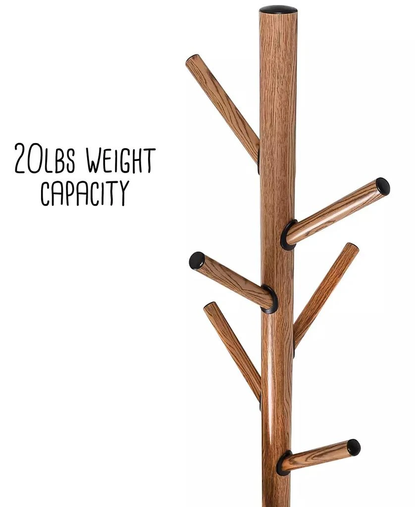 Freestanding Tree Design Coat Rack with Accessory Tray 商品