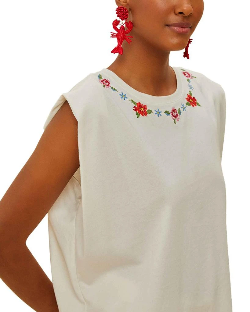 Cross Stitch Flowers Tee 商品