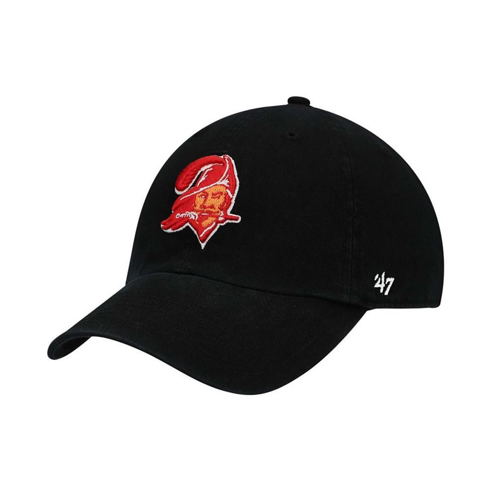 商品47 Brand|'47 Men's Black Tampa Bay Buccaneers Clean Up Legacy Adjustable Hat,价格¥186,第1张图片