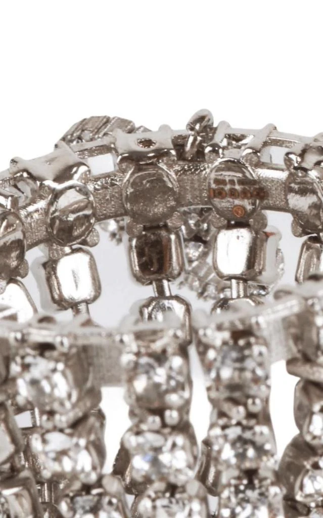 Long Crystal Interlocking GG Ring 商品