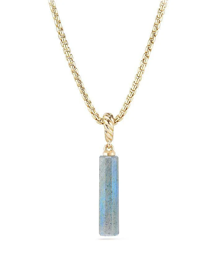 商品David Yurman|Barrel Charm in Labradorite with 18K Gold,价格¥3701,第1张图片