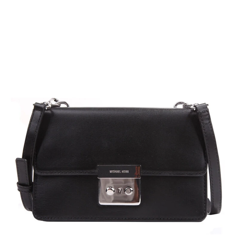 商品[国内直发] Michael Kors|Michael Kors 迈克高仕 黑色牛皮女士挎包 32S6SSLC4L-BLACK,价格¥903,第1张图片