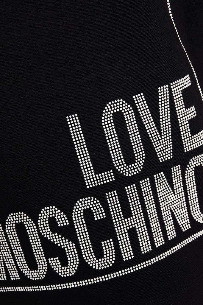 商品Moschino|Printed French cotton-blend terry sweatshirt,价格¥517,第6张图片详细描述