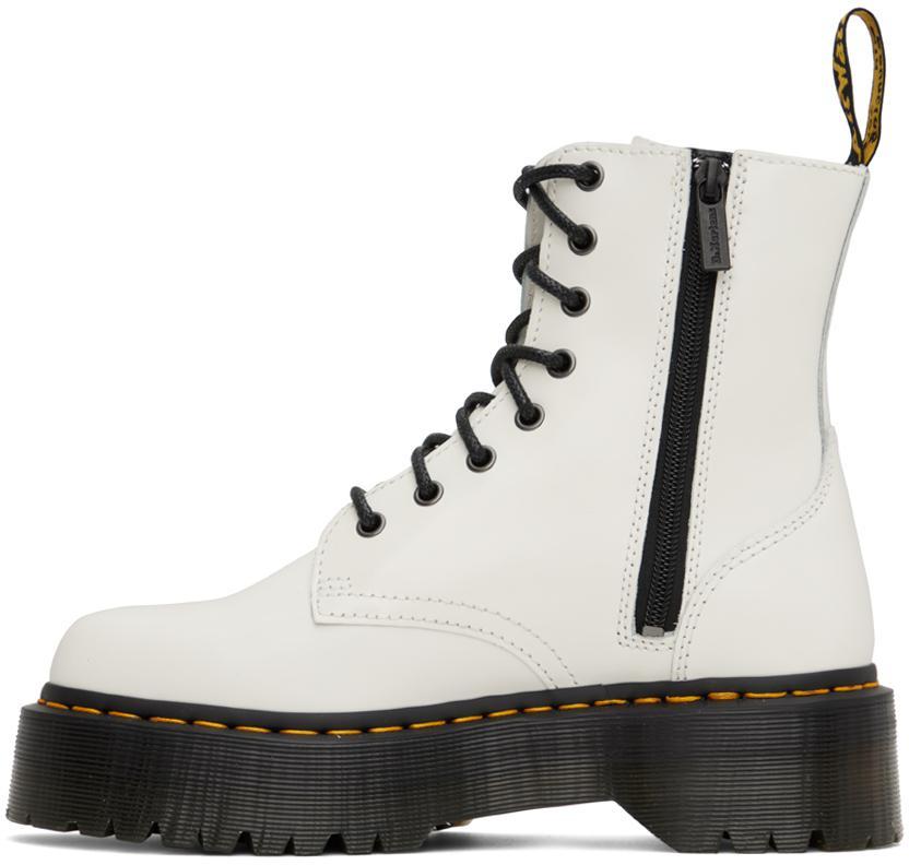 商品Dr. Martens|White Jadon Lace-Up Boots,价格¥1582,第5张图片详细描述