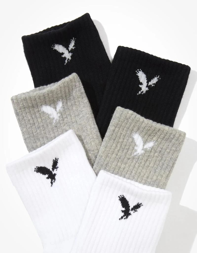 商品AE|AE Boyfriend Sock 3-Pack,价格¥120,第2张图片详细描述