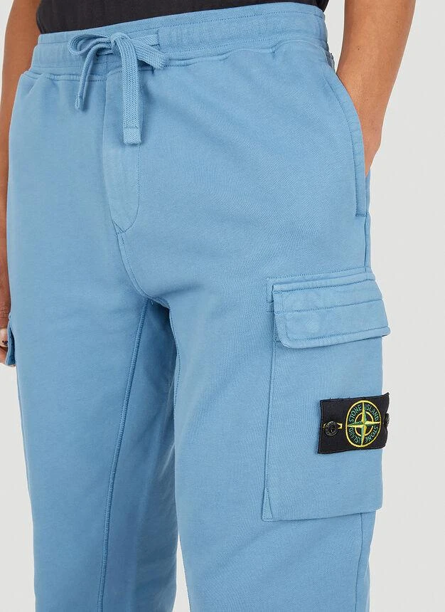 商品Stone Island|Cargo Track Pants in Light Blue,价格¥1268,第5张图片详细描述