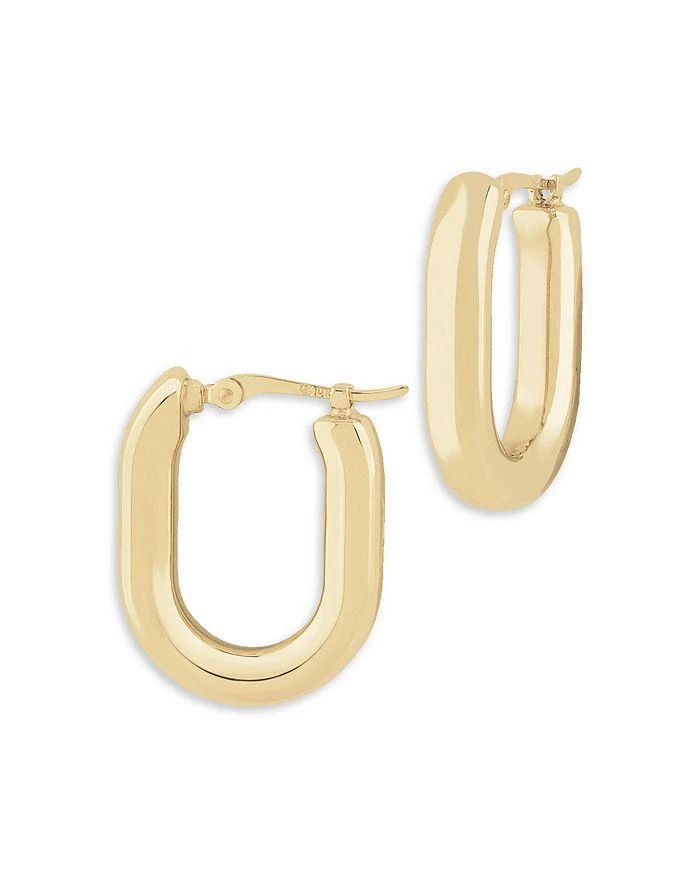 商品Moon & Meadow|14K Yellow Gold U Small Hoop Earrings,价格¥2647,第1张图片详细描述