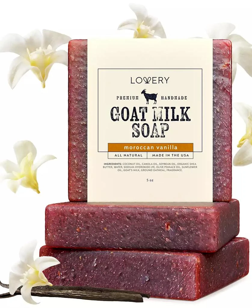 商品Lovery|3-Pc. Goat Milk Soap Bars Set,价格¥141,第1张图片