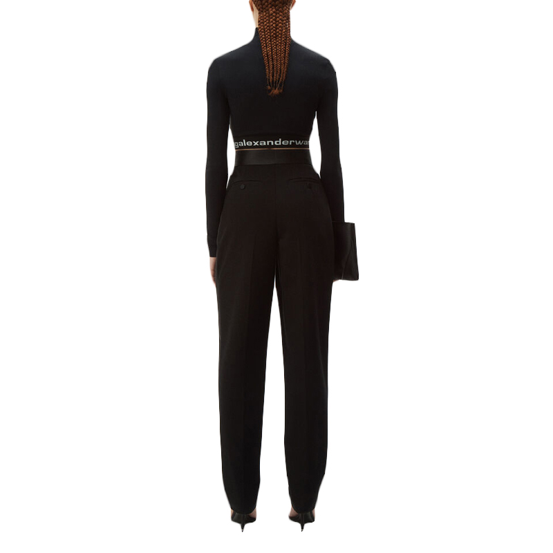 ALEXANDER WANG 黑色女士卫衣/帽衫 4CC1211174-001商品第3张图片规格展示