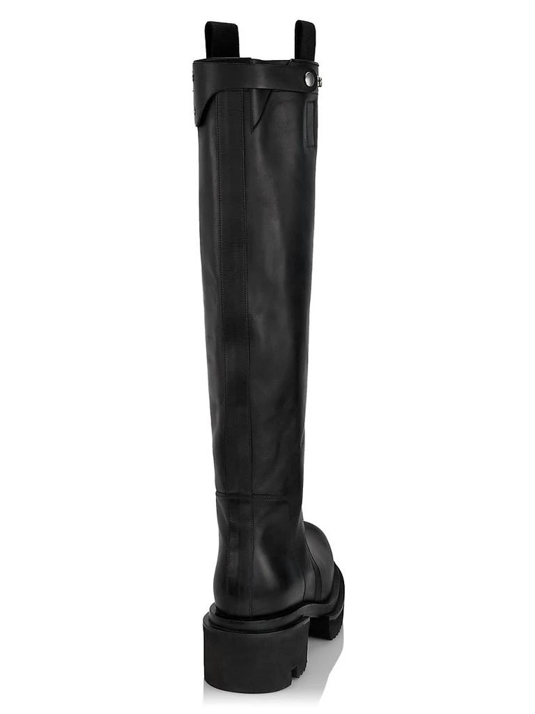 商品Rick Owens|Bogun Leather Knee-High Boots,价格¥11802,第3张图片详细描述