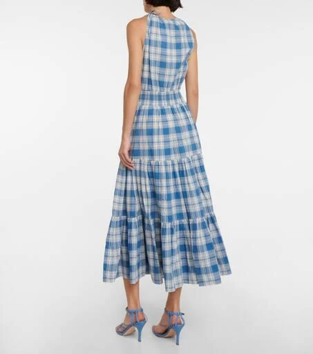 商品Ralph Lauren|格纹棉质加长连衣裙,价格¥2484,第3张图片详细描述