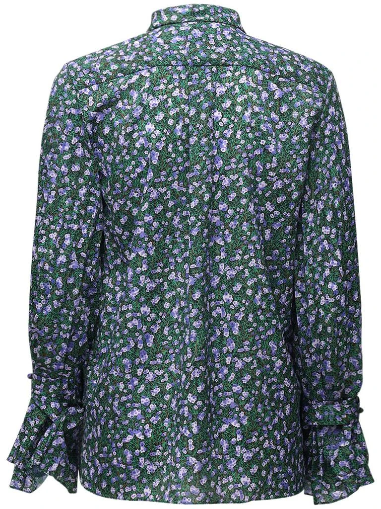 商品Rokh|Floral Print Shirt W/ Pleated Sleeves,价格¥2588,第4张图片详细描述