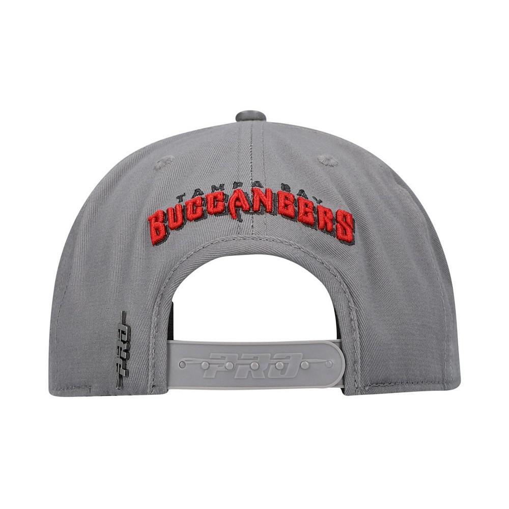 商品Pro Standard|Men's Pewter, Pink Tampa Bay Buccaneers Stars Snapback Hat,价格¥372,第7张图片详细描述